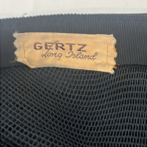 Gertz Long Island Vintage Black 1960s Woman’s Hat - Picture 13 of 14